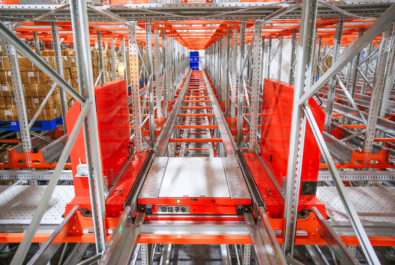 HUAYIDE Mother Child Shuttle Running in Multi-Deep Dense Storage Racking