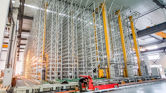 HUAYIDE Mini load ASRS Stacker Crane Automated Warehouse System