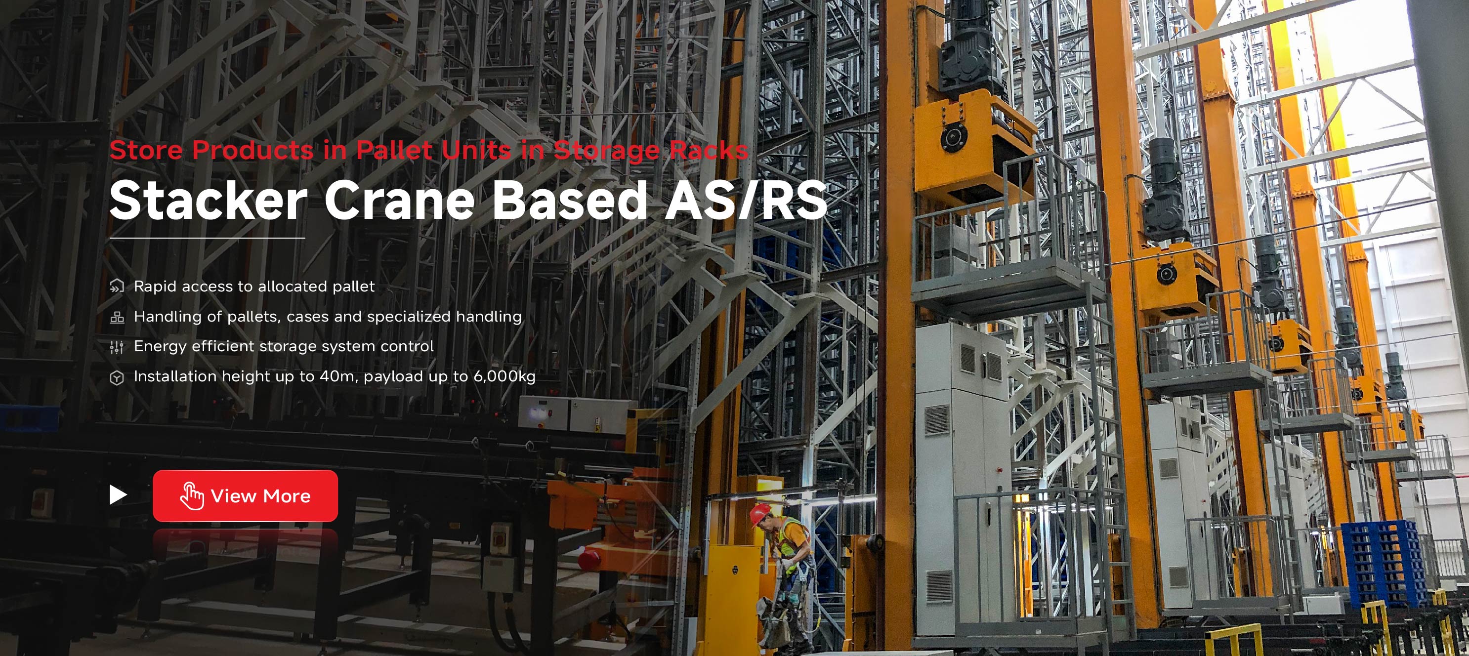 Huayide Stacker Crane Based AS/RS 