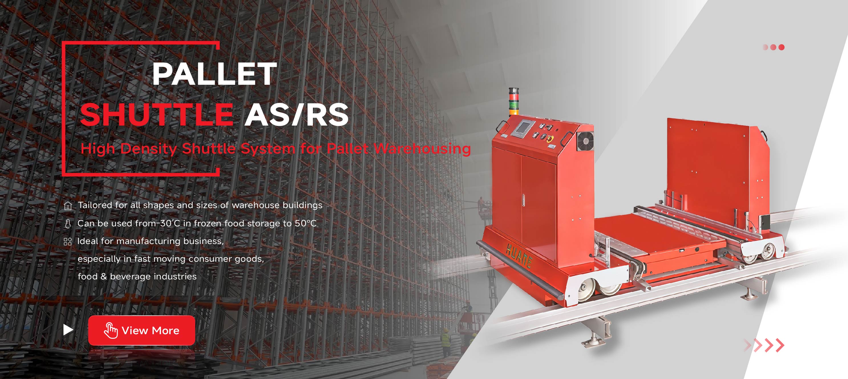 Huayide Pallet Shuttle AS/RS
