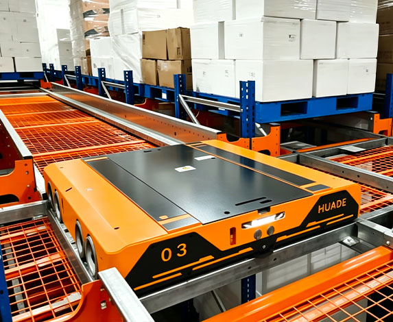 4-Way Pallet Shuttle System automated warehouse