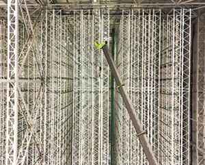 AS/RS high bay warehouse racking system for a beer warehouse project