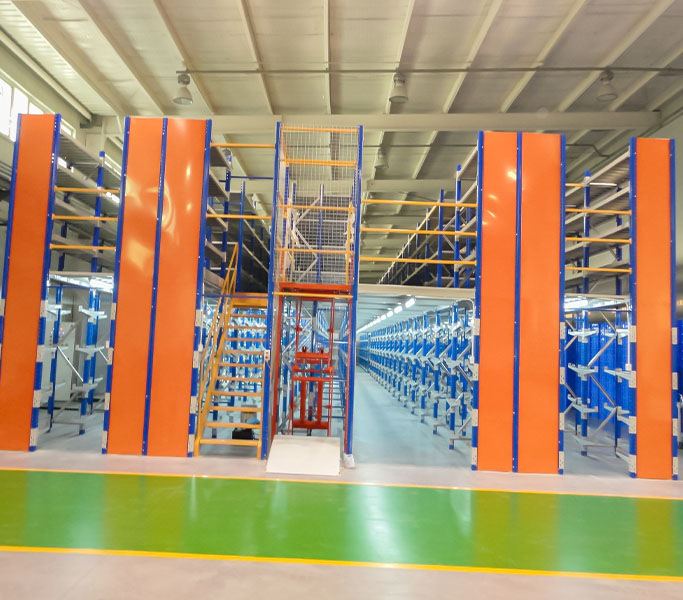 steel mezzanine platform