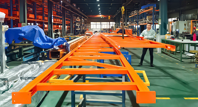HUAYIDE factory workshop manufacturing warehouse racking and automation equipment