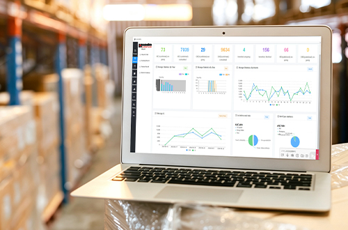 WMS interface for pallet tracking and inventory management