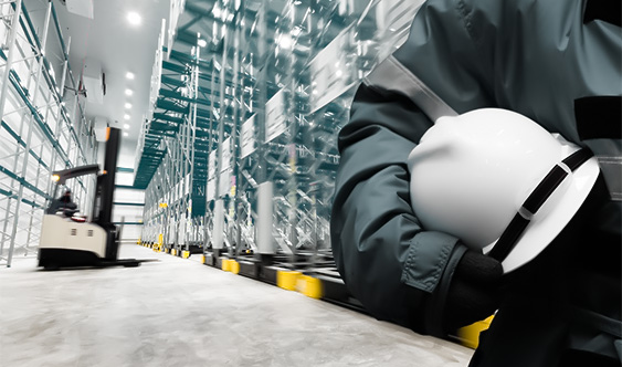 Electric Mobile Racking in Deep Freeze Warehouse(1)