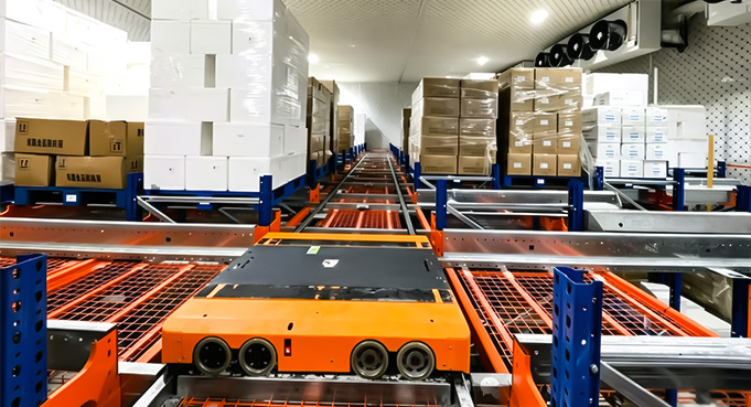 Four Way Pallet Shuttle with Four-Direction Travel