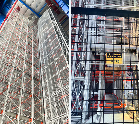 On-Site Photos of HUADE’s Aksu Explosion-Proof Four-Way Shuttle Warehouse Project（3）