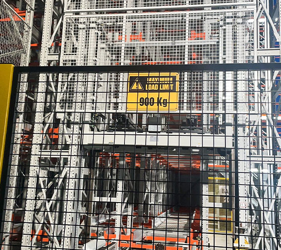 On-Site Photos of HUADE’s Aksu Explosion-Proof Four-Way Shuttle Warehouse Project（5）